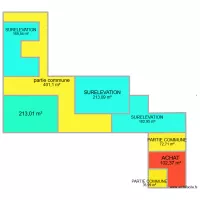 SUR ELEVATION EMPRISE AU SOL