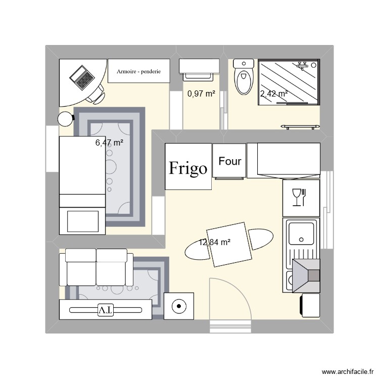 PLAN GLORY. Plan de 0 pièce et 0 m2