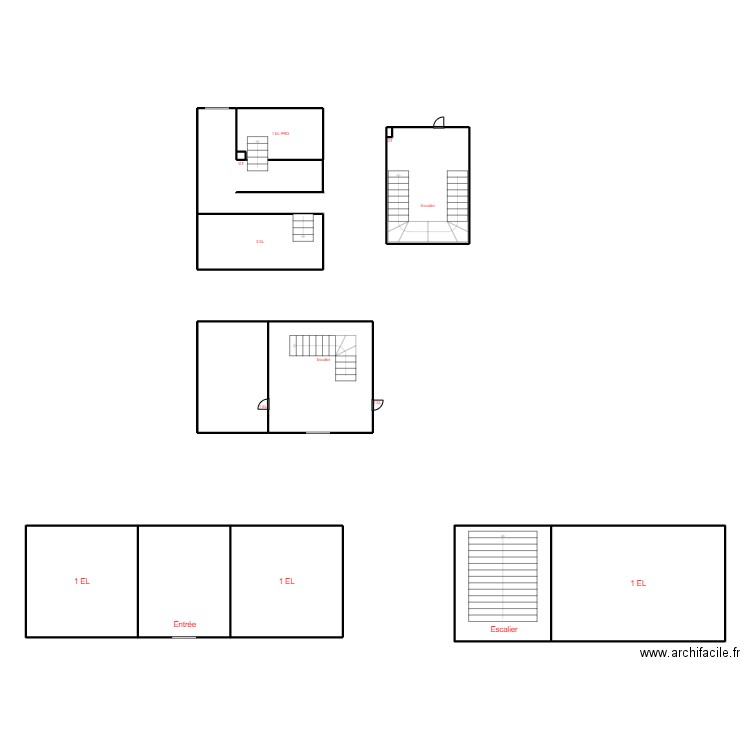 fiche. Plan de 12 pièces et 167 m2