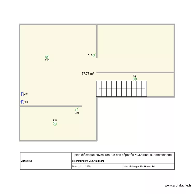cave Dea. Plan de 