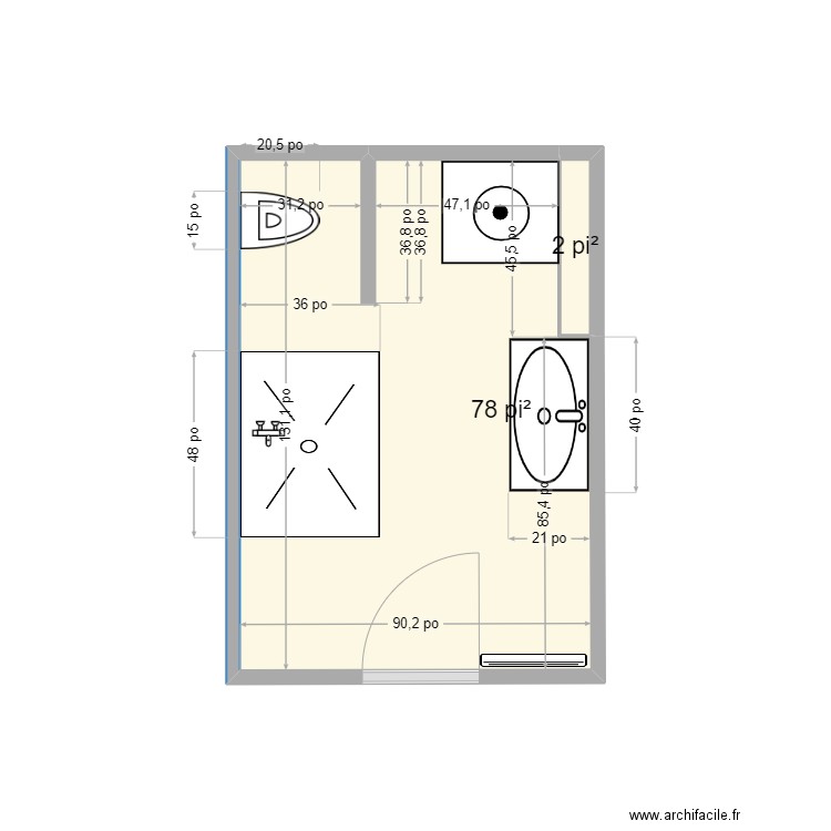 SDB S/S 3. Plan de 0 pièce et 0 m2