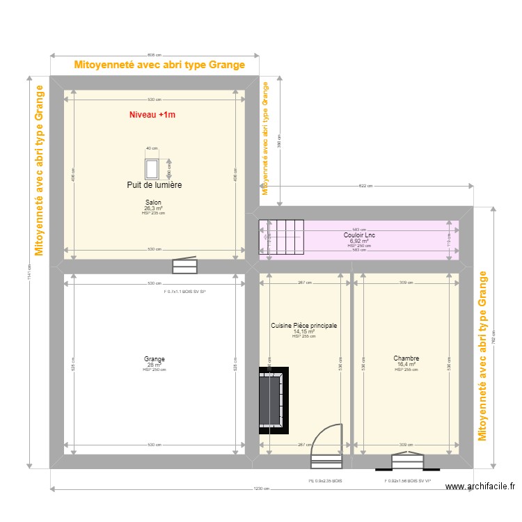 BONFILS. Plan de 0 pièce et 0 m2