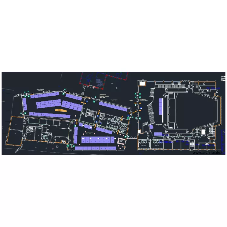 Centre de Congr&egrave;s sages femmes Nov 2026. Plan de 