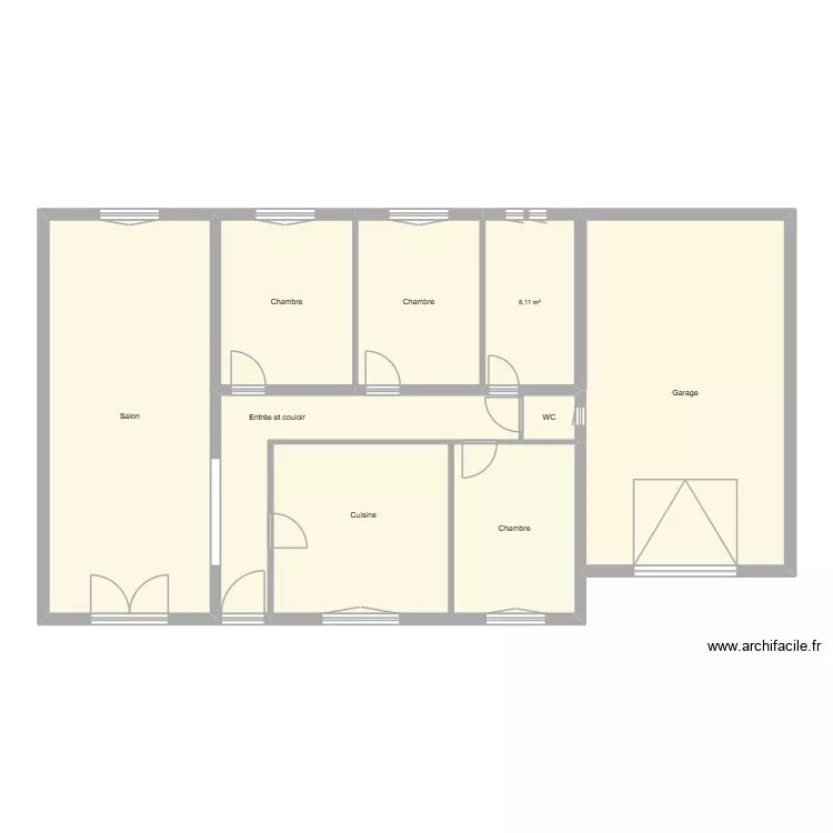 DEJOU Rancy. Plan de 9  et 143 m²