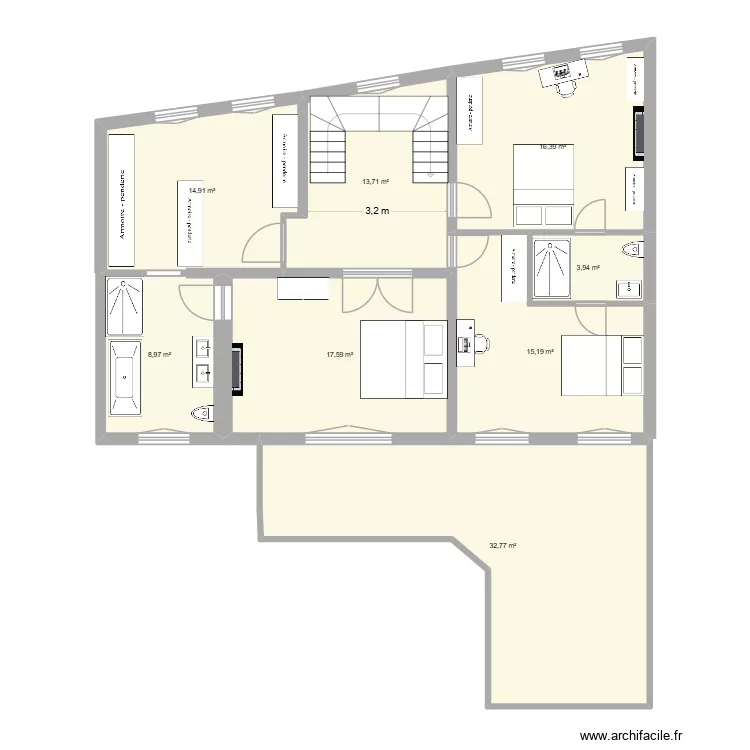 DH - plan Dulud 1er etage 25-10-25. Plan de 