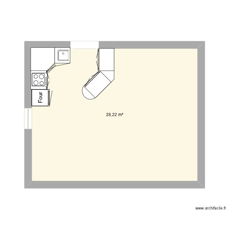 Cuisine. Plan de 0 pièce et 0 m2