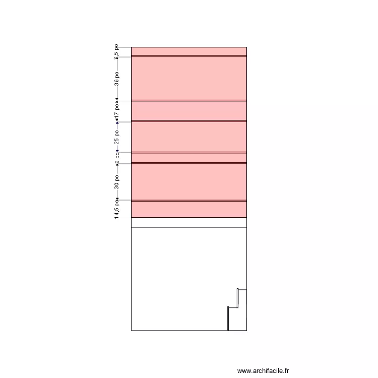 Daigle mur A. Plan de 
