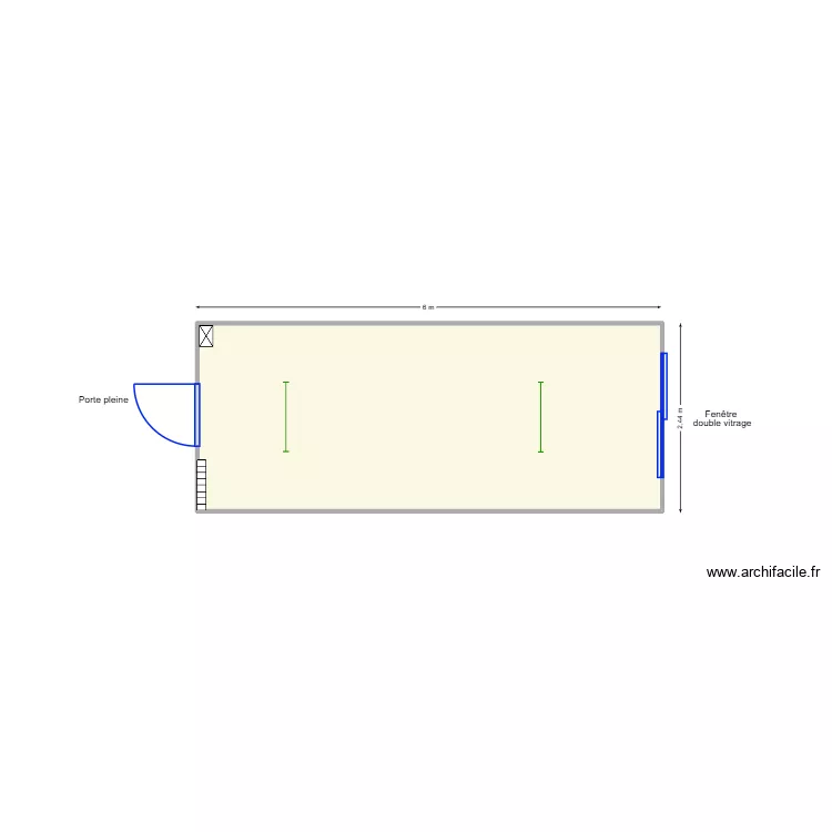 N 374 Déclassé. Plan de 1 et 14 m² N 374 Déclassé. Plan de 1 et 14 m²