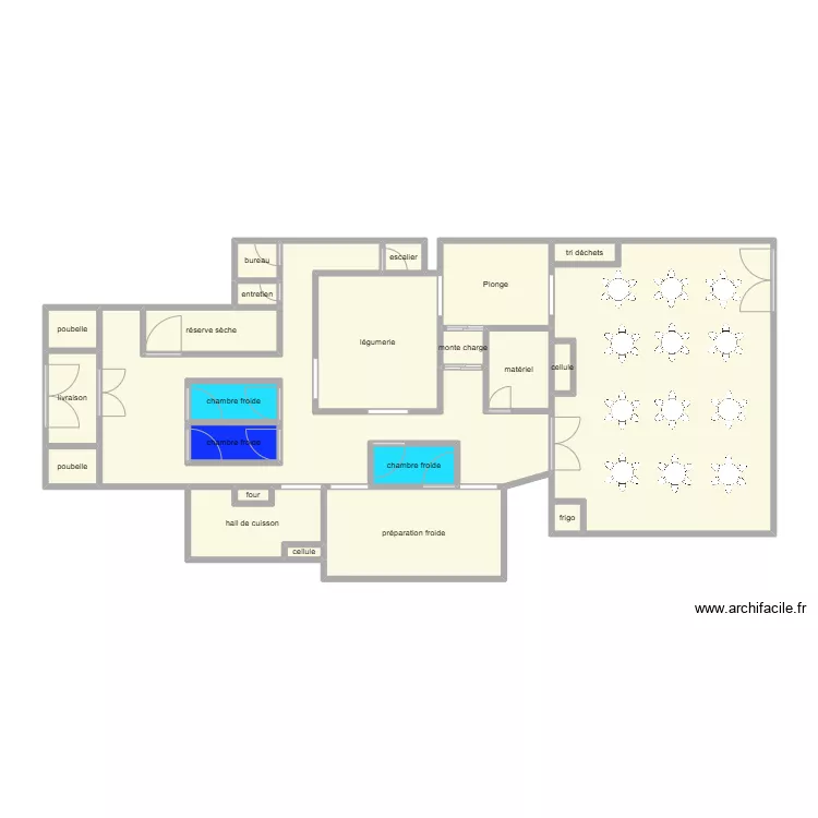 Monnet niveau 0. Plan de 