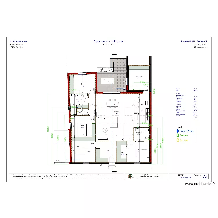 R&eacute;servation EU EV. Plan de 