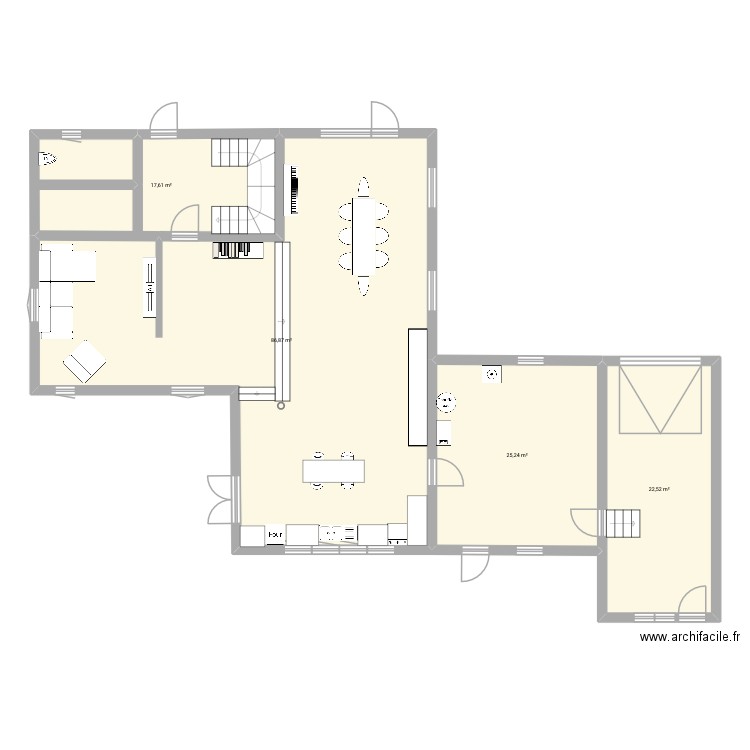 11 mai 2. Plan de 4 pièces et 152 m2