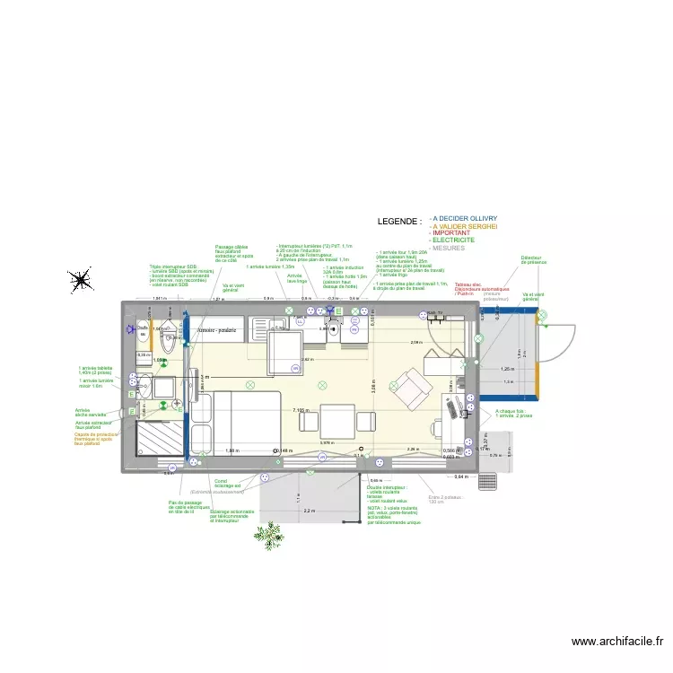 Annexe 10 - Elec New v3e. Plan de 4 Pièces et 49 m² Annexe 10 - Elec New v3e. Plan de 4 Pièces et 49 m²