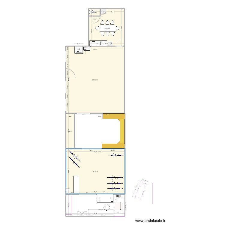 local. Plan de 0 pièce et 0 m2