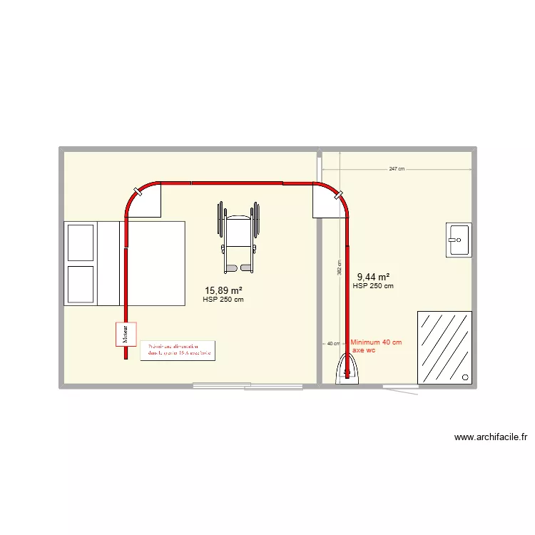 MAVRE VERONIQUE. Plan de 
