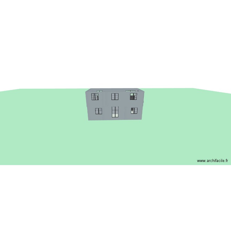 EYGLIERS existant 2. Plan de 8 pièces et 89 m2