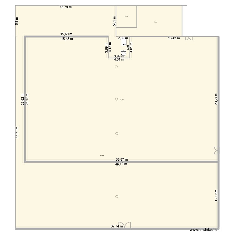 565 version2. Plan de 4 pièces et 1509 m2