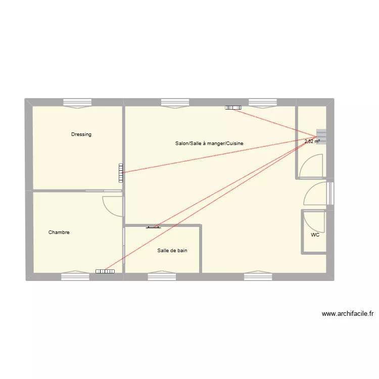 Plan maison Lou et Lucas-Sch&eacute;ma &eacute;lectrique g&eacute;n&eacute;ral-plan &agrave; utiliser. Plan de 6  et 58 m²