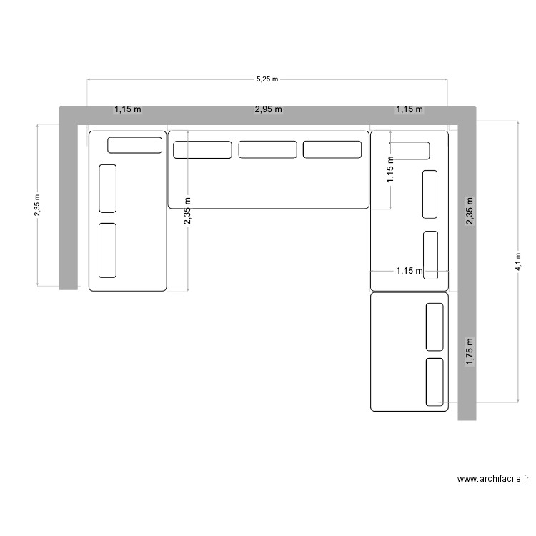 JEST U 1. Plan de 0 pièce et 0 m2