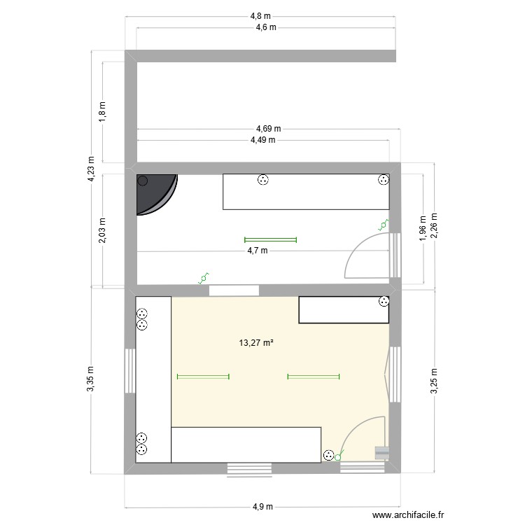 dépendance. Plan de 0 pièce et 0 m2 dépendance. Plan de 0 pièce et 0 m2
