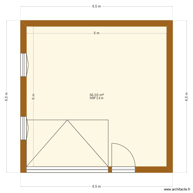 garage V2. Plan de 0 pièce et 0 m2