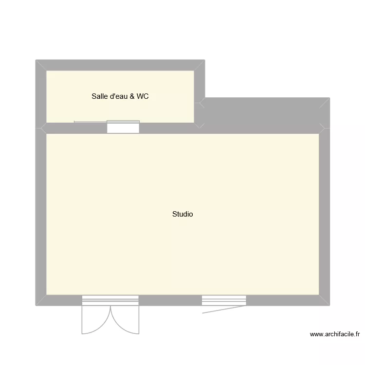 GR5143. Plan de 3  et 33 m²