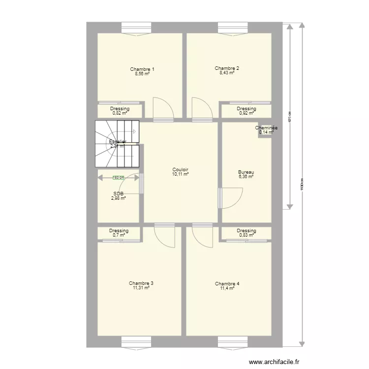 Maison 1 etage 2025 2. Plan de Maison 1 etage 2025 2. Plan de