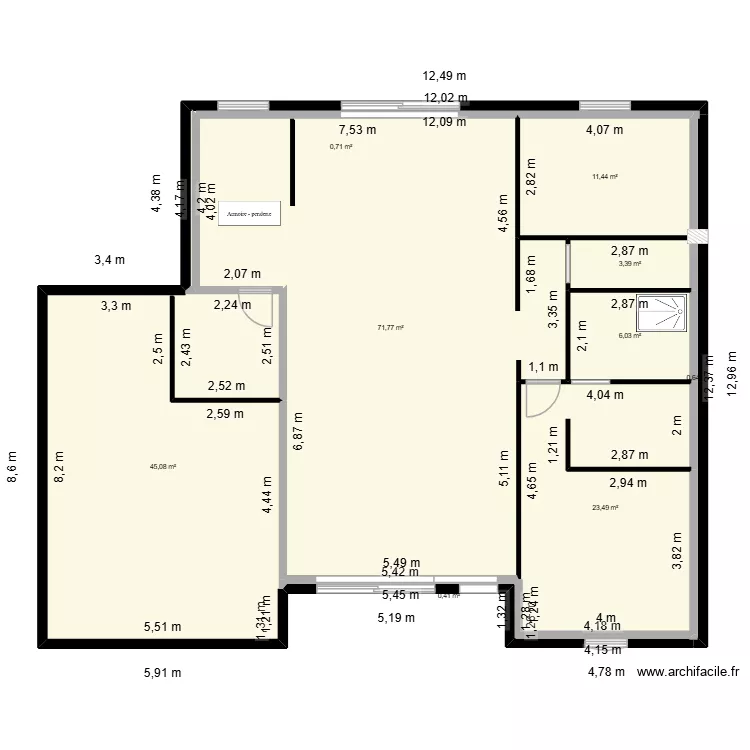PLAN 1. Plan de 9 et 163 m² PLAN 1. Plan de 9 et 163 m²