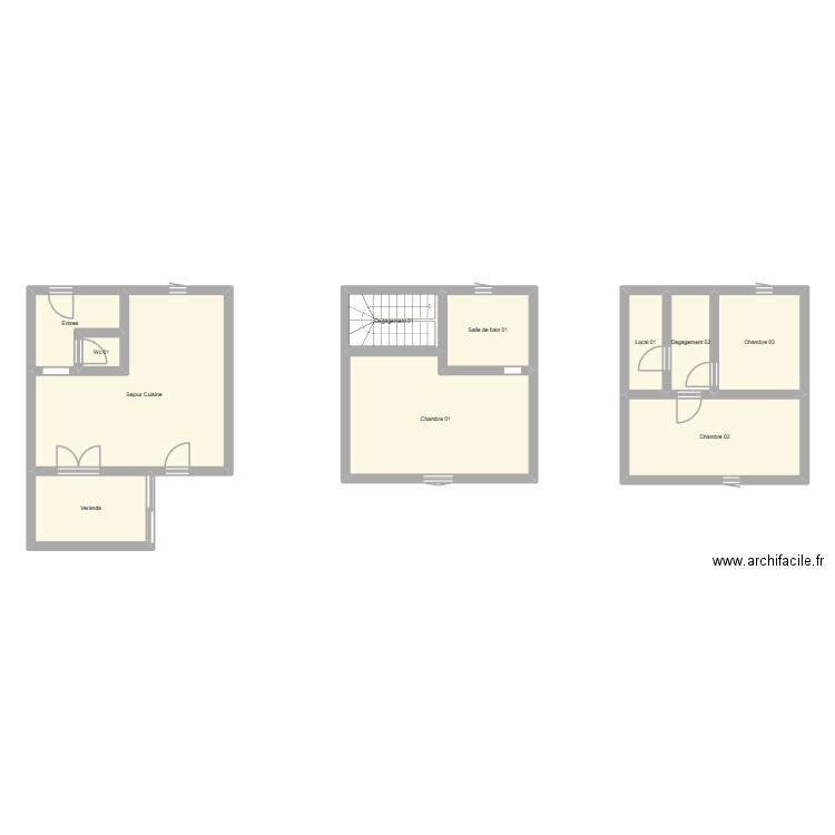 350602483. Plan de 11 pièces et 104 m2