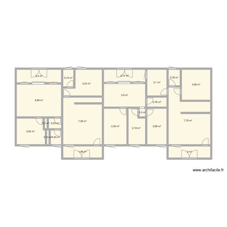 Conception plan maison Vindoulou par Juste_Florian. Plan de 0 pièce et 0 m2
