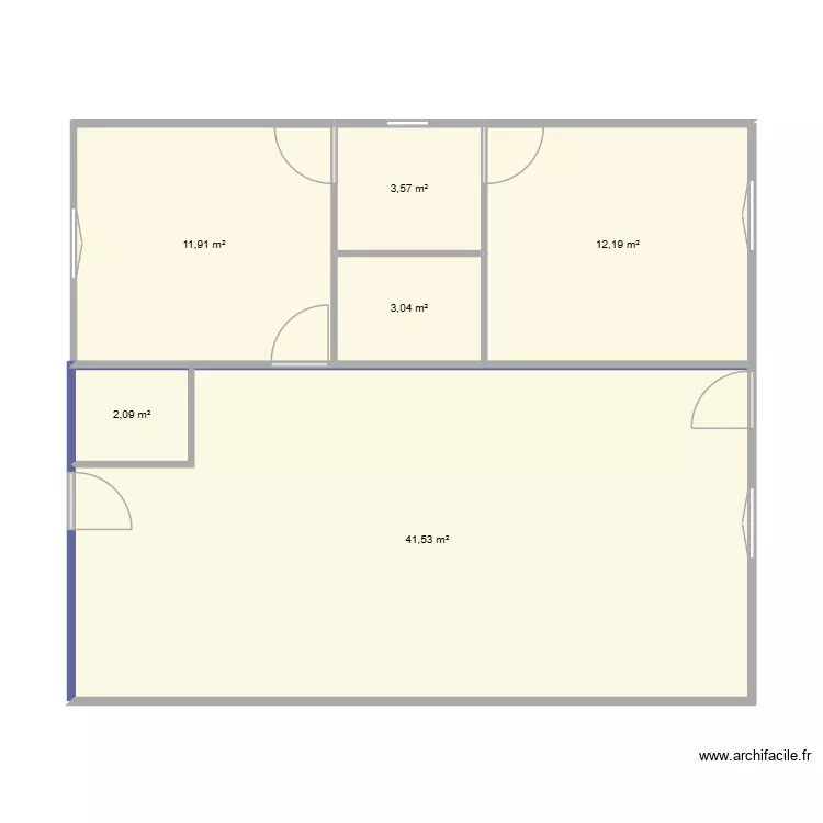 Maison Thibaut Objat. Plan de 6 et 74 m² Maison Thibaut Objat. Plan de 6 et 74 m²