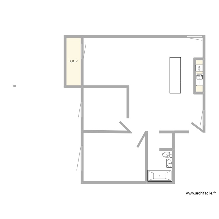 Prarie 1. Plan de 0 pièce et 0 m2