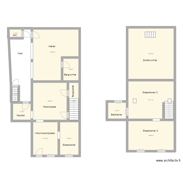 IM22. Plan de 13 pièces et 170 m2