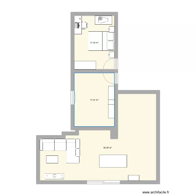 Appartement . Plan de 