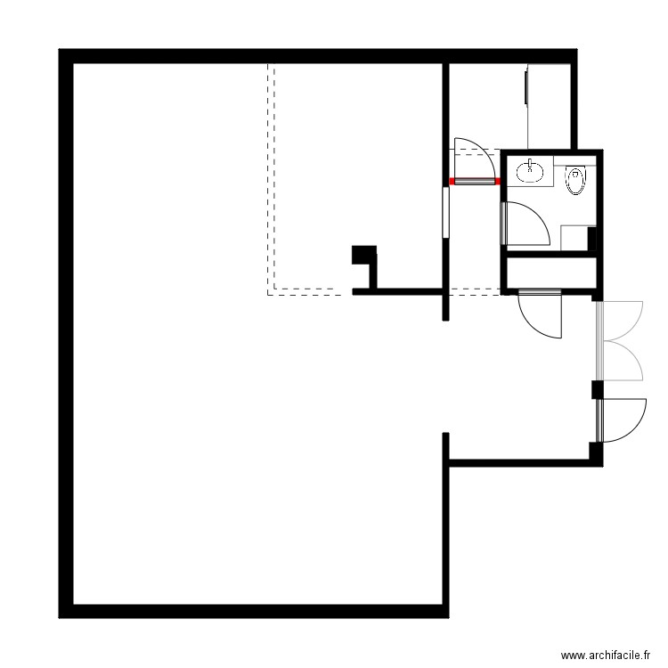 couette 1. Plan de 0 pièce et 0 m2