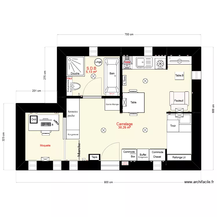 Maison Am&eacute;liorer Copie 3.1 version 2. Plan de 