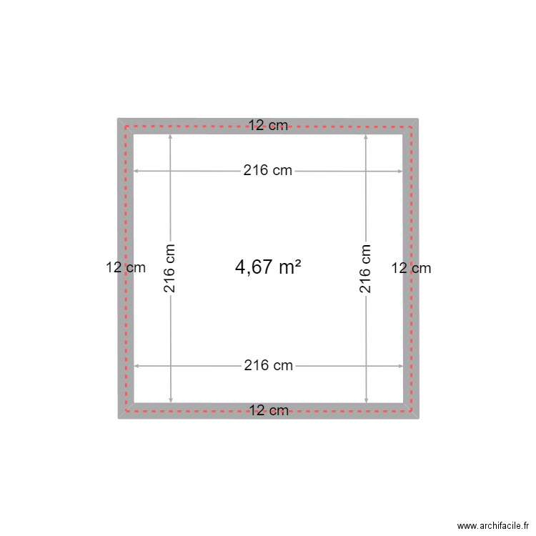 ERIC TERRASSE BOIS . Plan de 1 pièce et 5 m2