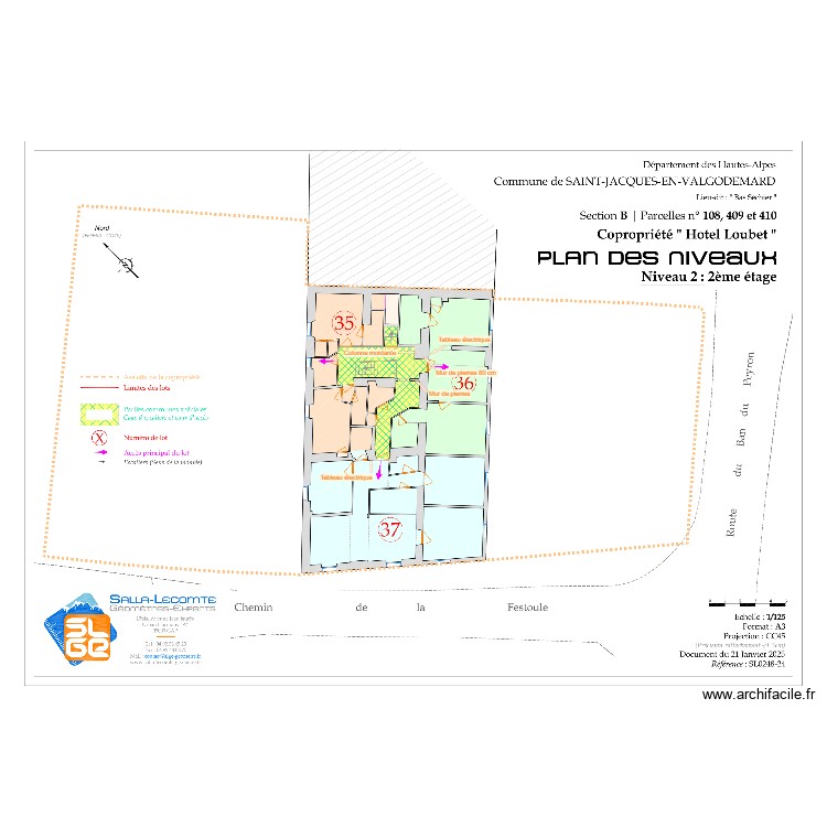 Loubet - Enedis - &eacute;tage 2. Plan de 0 pièce et 0 m2