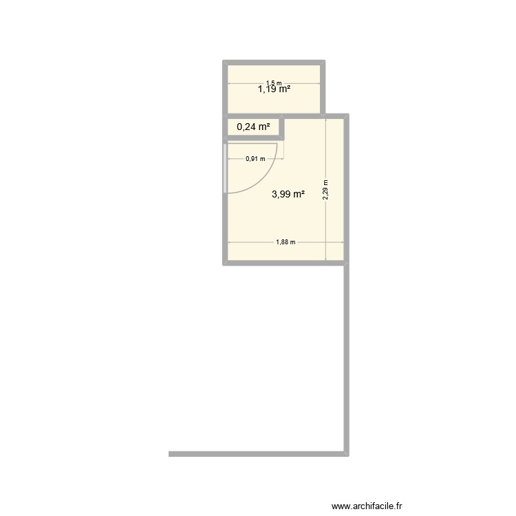 cuisine salle de bains wc. Plan de 0 pièce et 0 m2