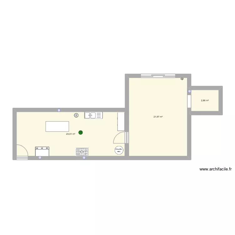 transfo. Plan de 3  et 48 m²