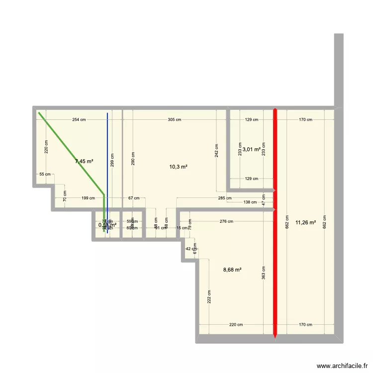 Valerie  eau et &eacute;gout. Plan de 