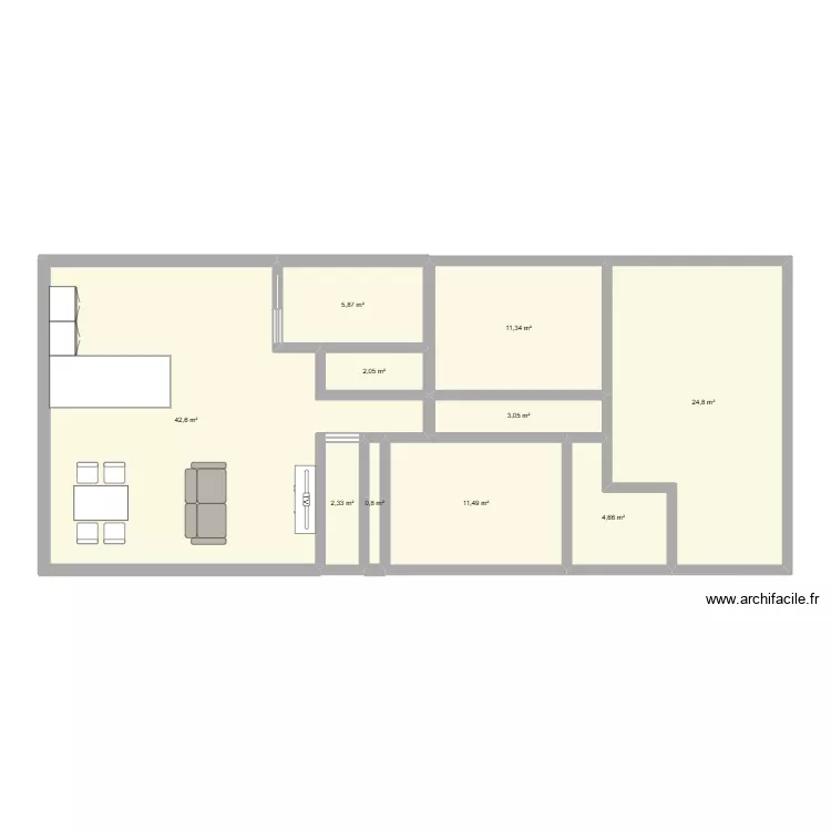 Bardos. Plan de 10 et 109 m² Bardos. Plan de 10 et 109 m²