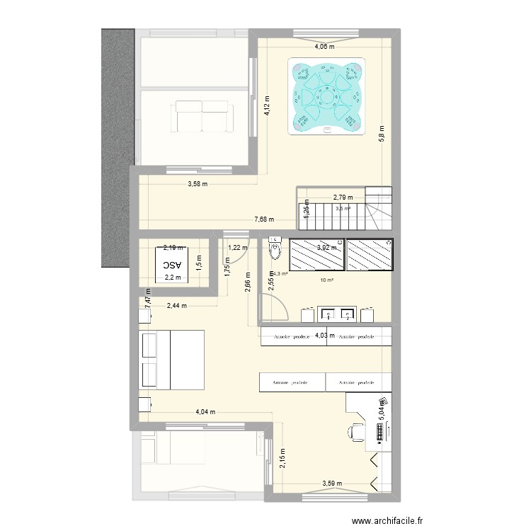 Strassen 2. Plan de 15 pièces et 291 m2