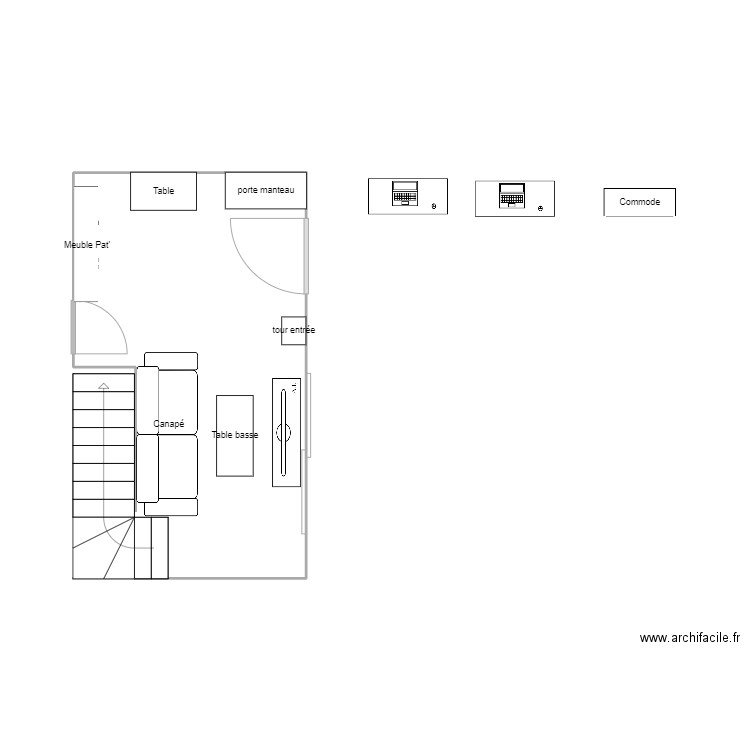 Maison. Plan de 0 pièce et 0 m2