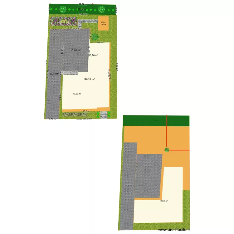 petit ste-rose. Plan de petit ste-rose. Plan de