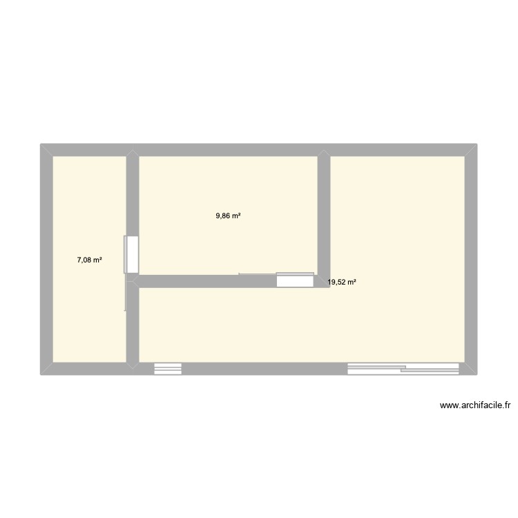 Chalet. Plan de 0 pièce et 0 m2