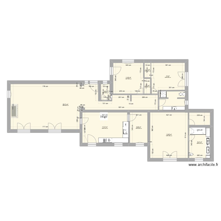 VILLA CABRIS. Plan de 0 pièce et 0 m2