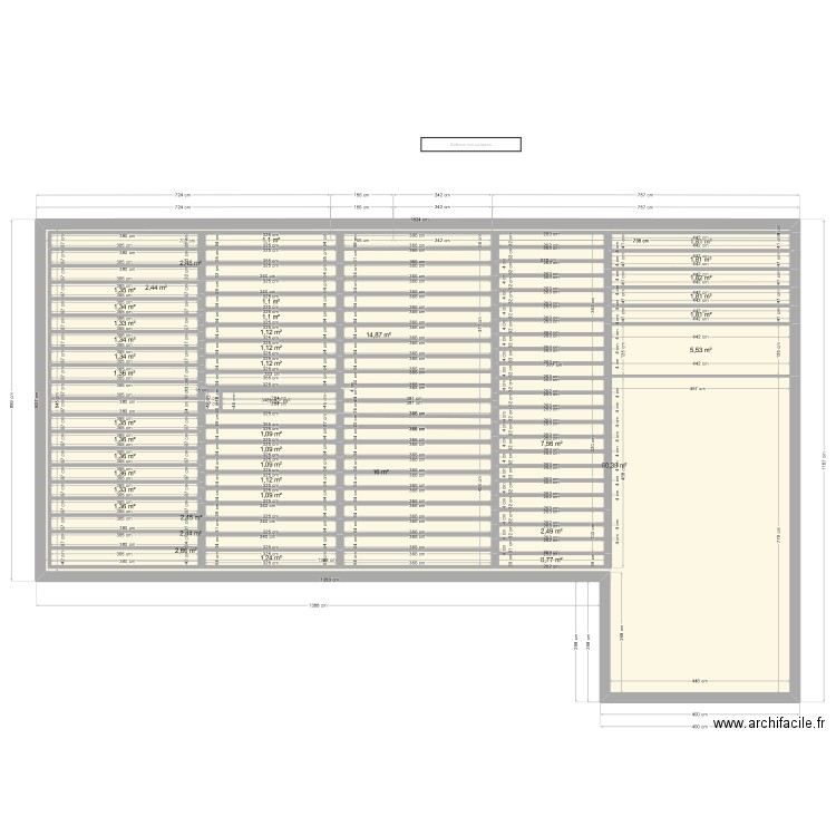 CHALET_ARFEUILLE_COMBLES_20240227. Plan de 42 pièces et 150 m2