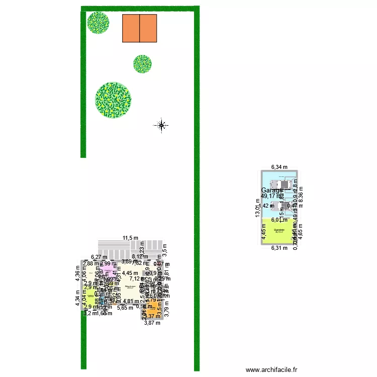 Pavillon PLV V2. Plan de 