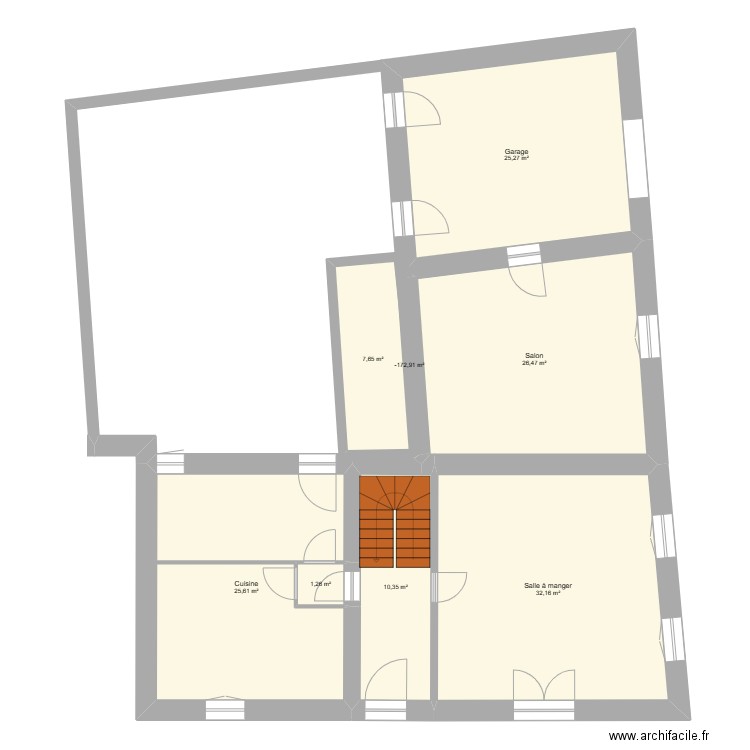 Maison Pauline Rdc V2. Plan de 0 pièce et 0 m2