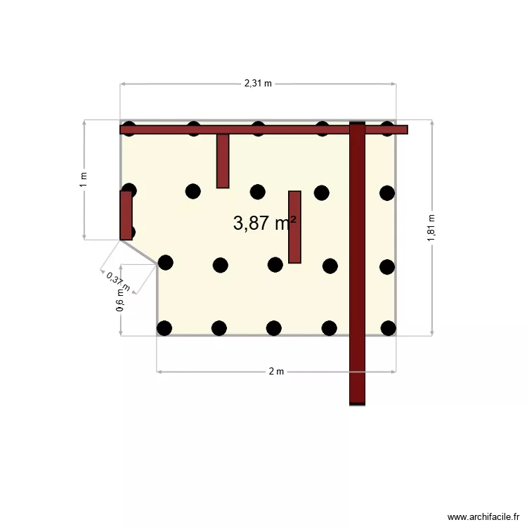 plan terrasse maman. Plan de 